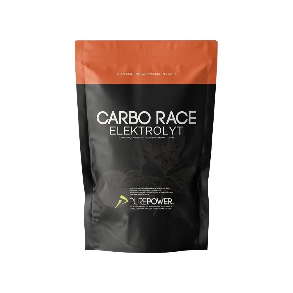 PurePower Carbo Race Electrolyte Energiedrank Sinaasappel 1kg