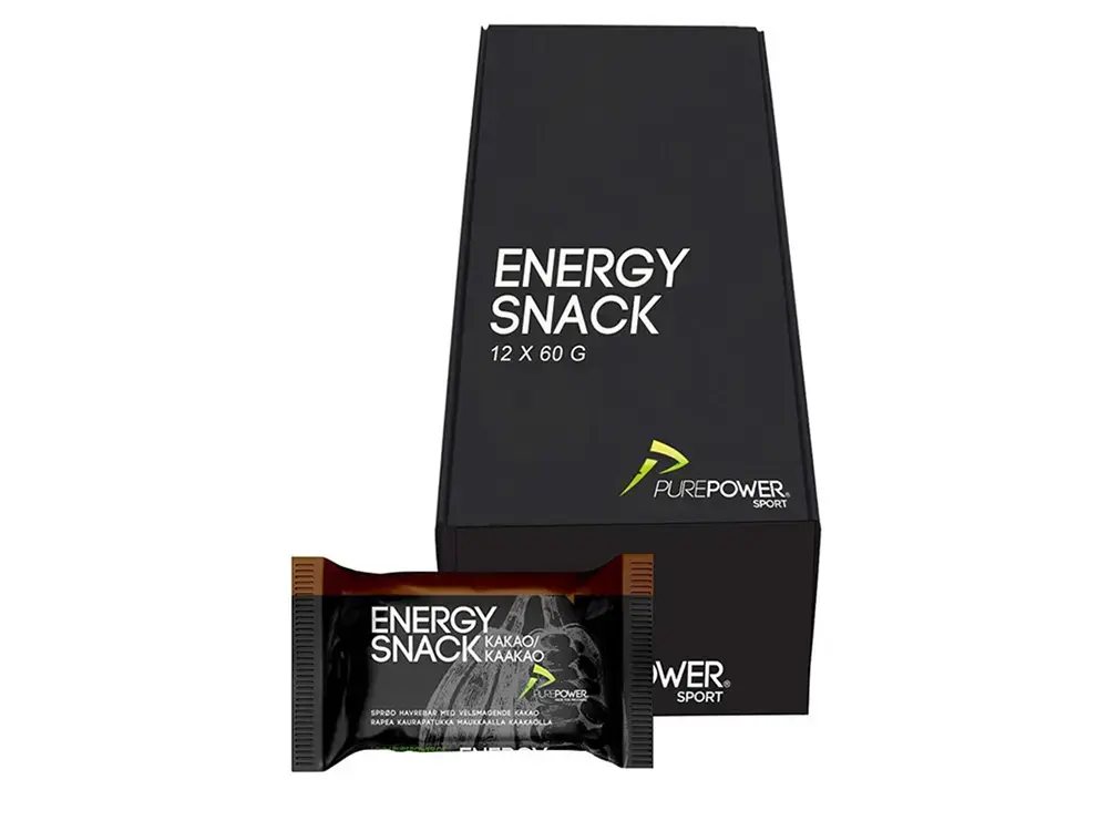 PurePower Energy Snack Cacao 12 Stuks