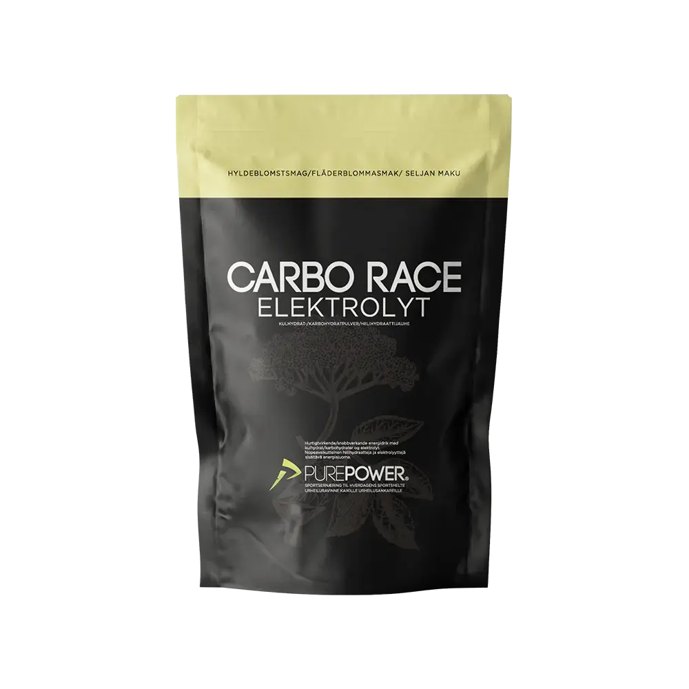 PurePower Carbo Race Elektrolyte Energiedrank Vlierbloesem 50x50gram