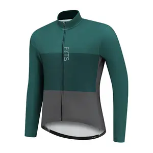 FYTS SNL Thermo Fietsshirt Lange Mouwen Groen Heren