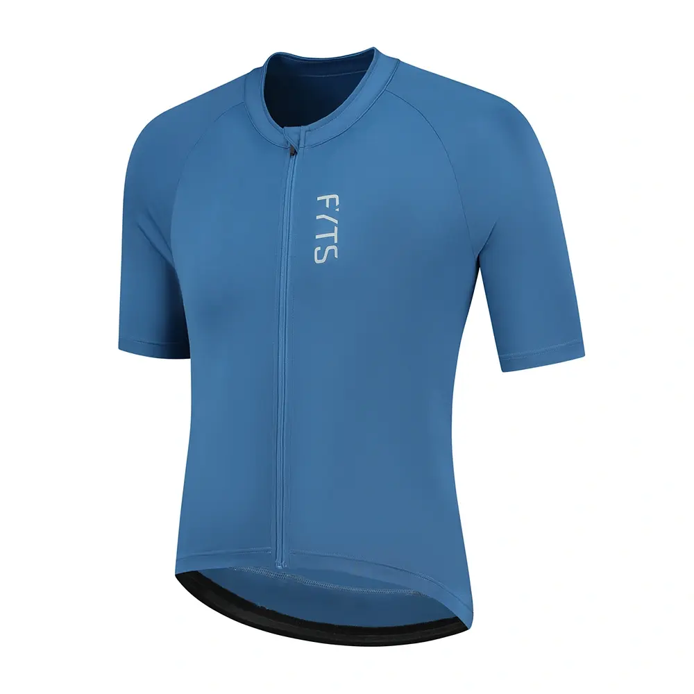 FYTS SNLR Fietsshirt Korte Mouwen Blauw Heren