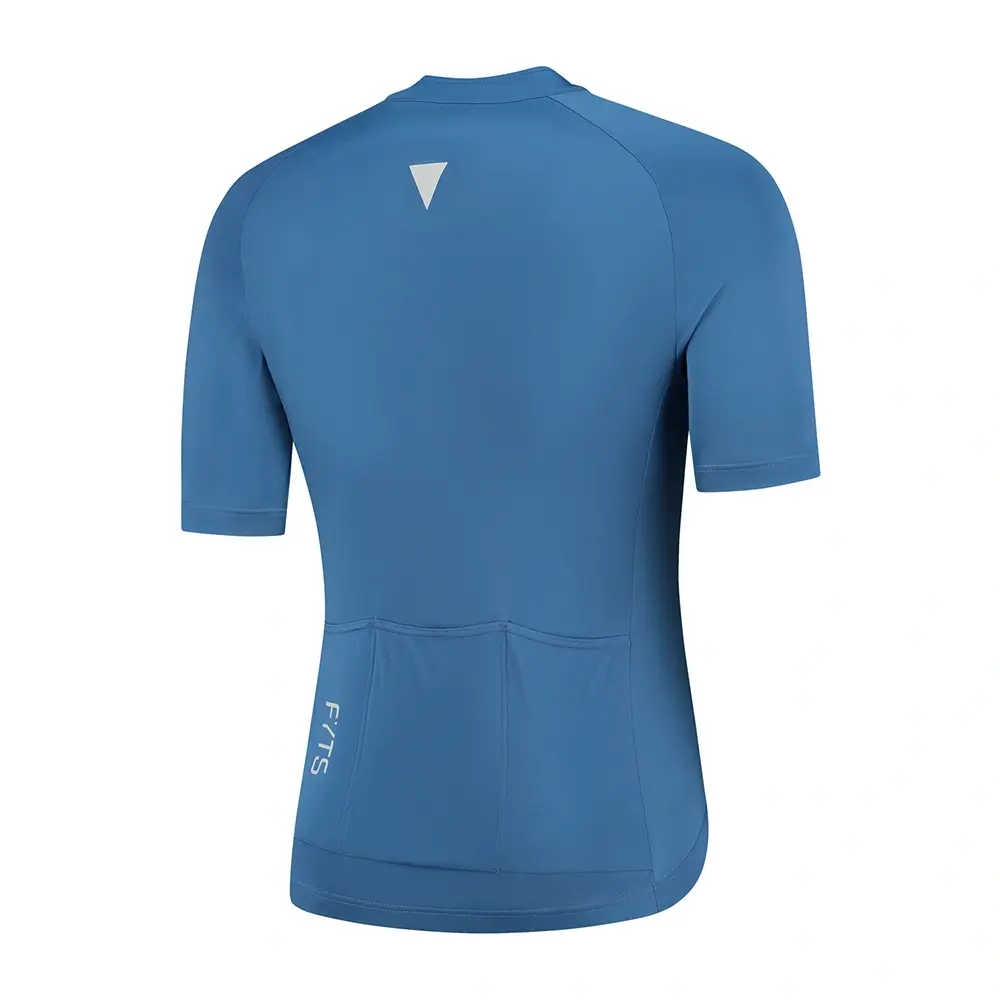 FYTS SNLR Fietsshirt Korte Mouwen Blauw Heren