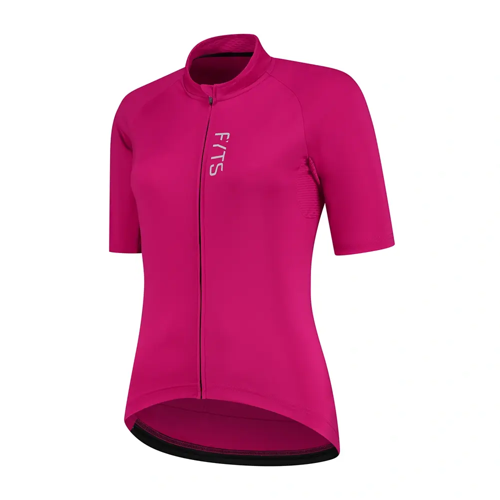 FYTS SNLST Fietsshirt Korte Mouwen Roze/Rood Dames