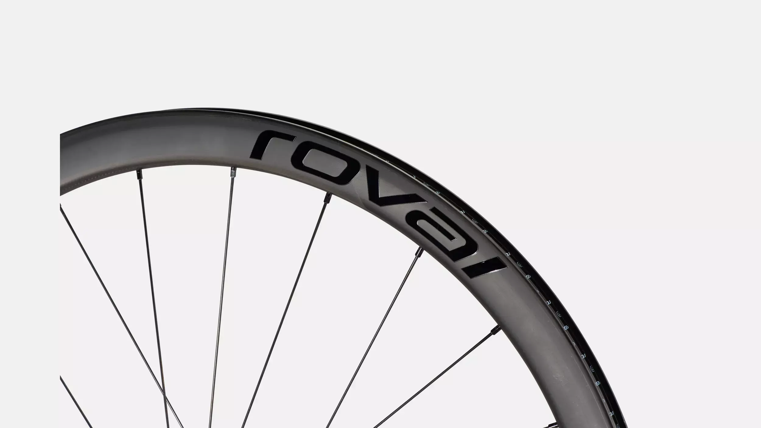 Roval Rapide C 38 Carbon Tubeless Disc Race Wielset Carbon/Zwart