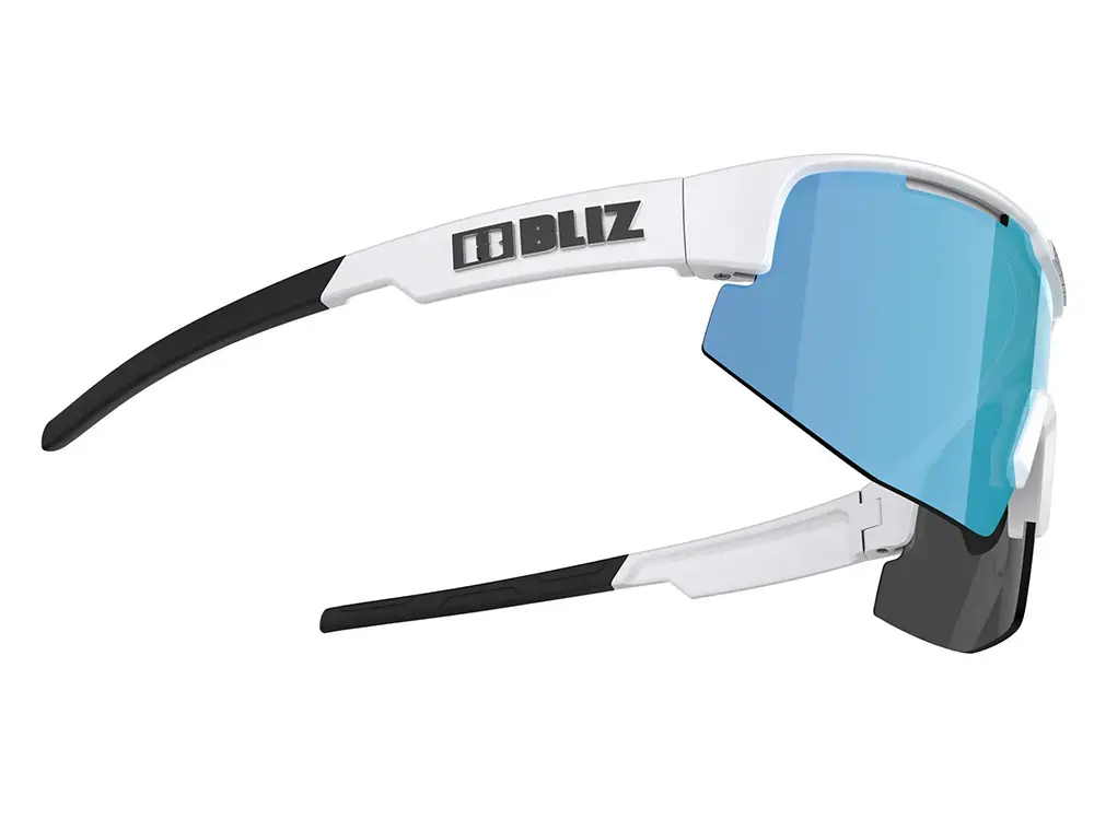 Bliz Matrix Sport Zonnebril Wit met Blue Multi Lens